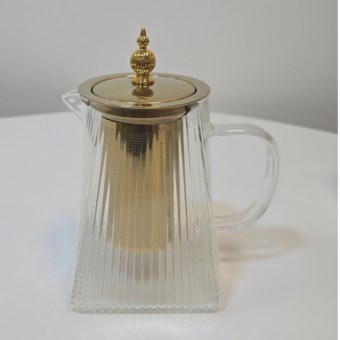 Théière dorée – 950 ml - Happymuzdeco