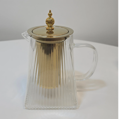 Théière dorée – 950 ml - Happymuzdeco