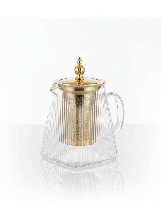 Théière dorée – 950 ml - Happymuzdeco