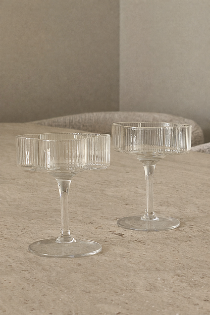 Lot de 6 verres à cocktail Trèfle - Happymuzdeco