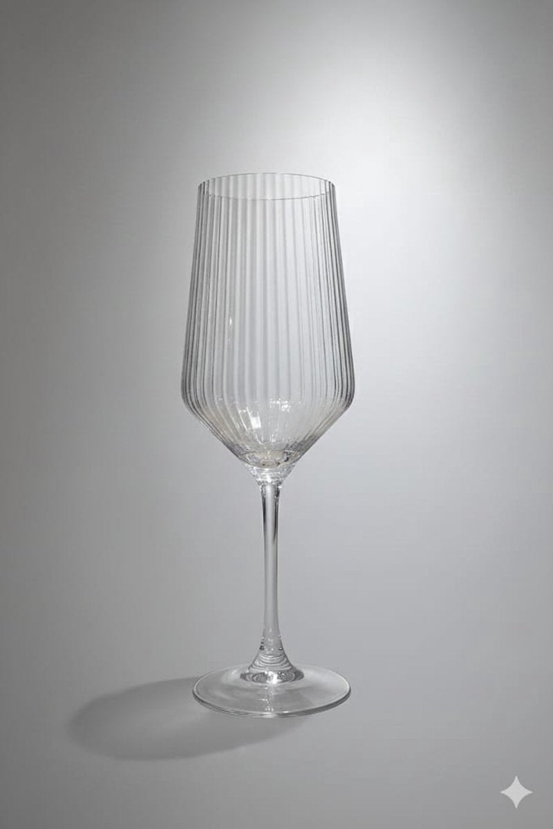 Lot de 6 Verres à pied Lines - Happymuzdeco