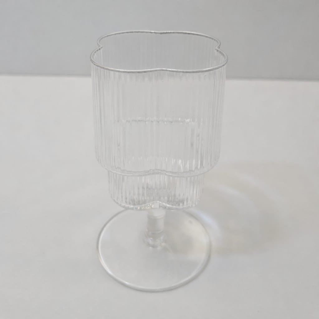 Lot de 6 verres à pied Trèfle