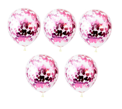 Ballons confettis x5 (bientôt disponible) - Happy Muz Deco