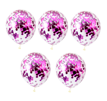Ballons confettis x5 (bientôt disponible) - Happy Muz Deco