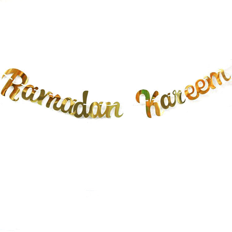 Banderole brillante Ramadan Kareem | bannières suspendues | Ramadan Mubarak Decorations