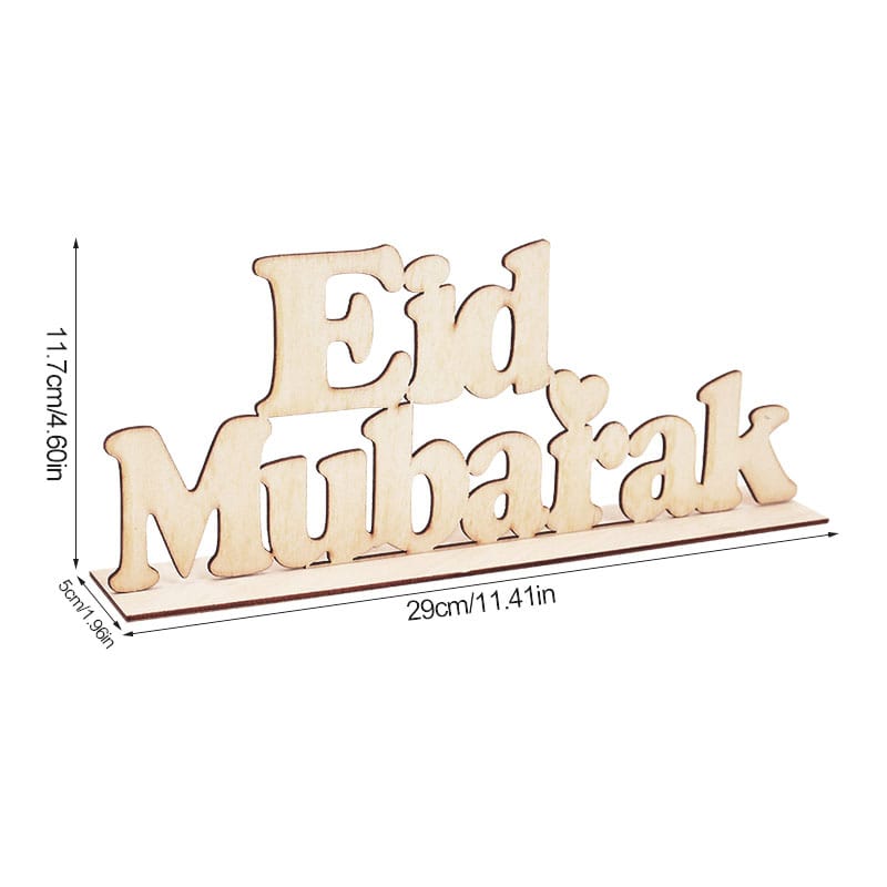 deco de table bois | Eid Mubarak Decorations | Decors de table