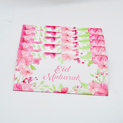 Enveloppes cadeaux Eid Mubarak - Rose | Eid Mubarak Enveloppes | Mini Enveloppes cadeaux