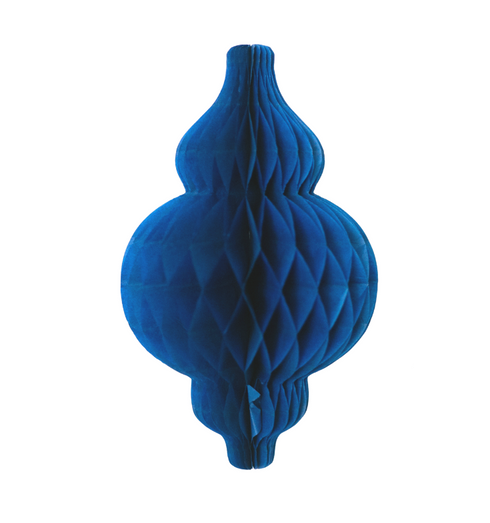 Honeycomb Paper Lantern - Dark Blue