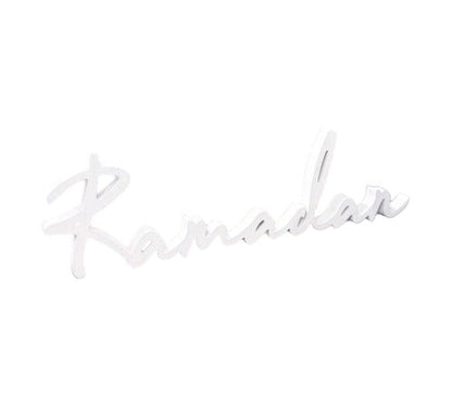 Lettres décoratives Ramadan - Blanc - Happy Muz Deco