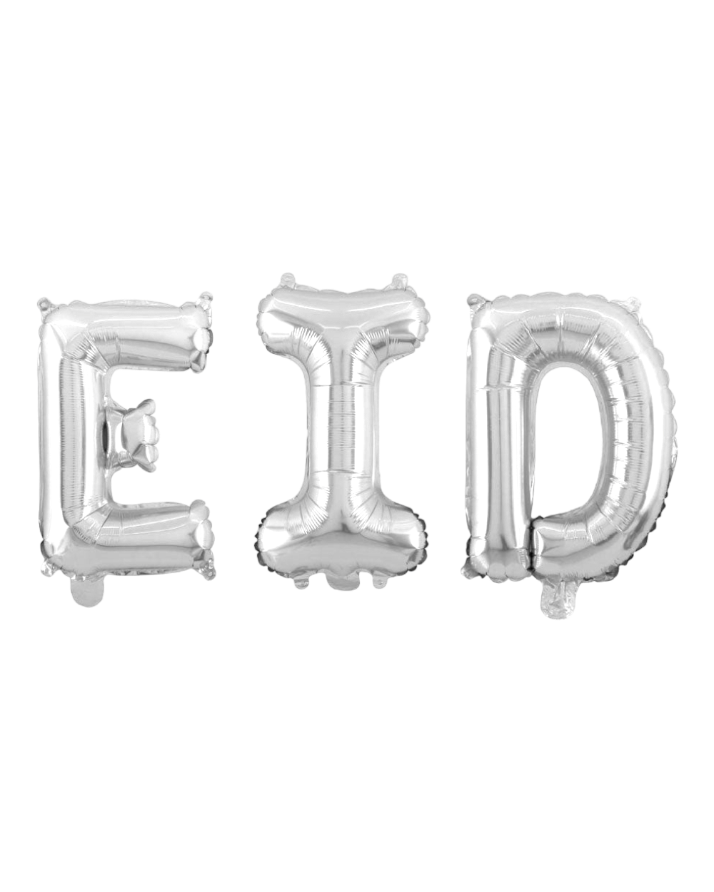 Ballons lettres géantes EID Argent