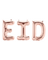 Ballons lettres geantes EID Rose | lettres de ballon | déco eid mubarak