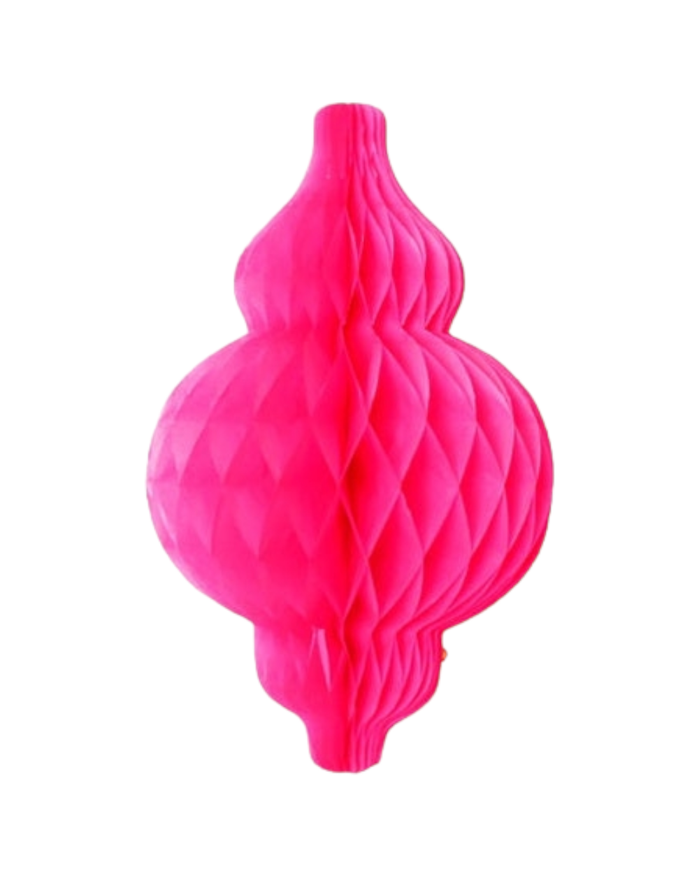 Honeycomb Paper Lantern - Fuchsia Pink