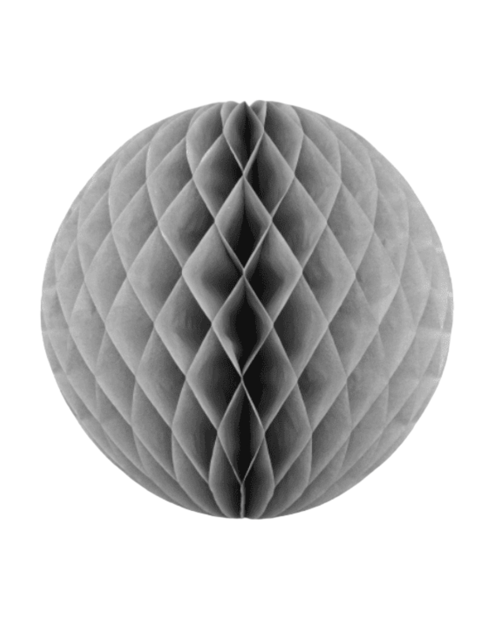 Honeycomb Paper Ball - Silver