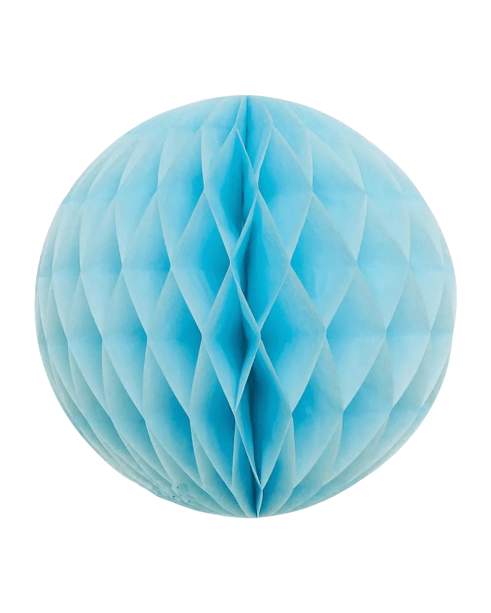 Honeycomb Paper Ball - Light Blue