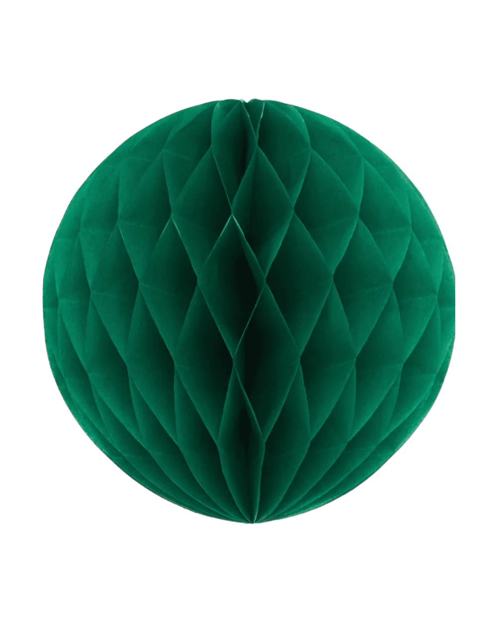Honeycomb Paper Ball - Emerald Green