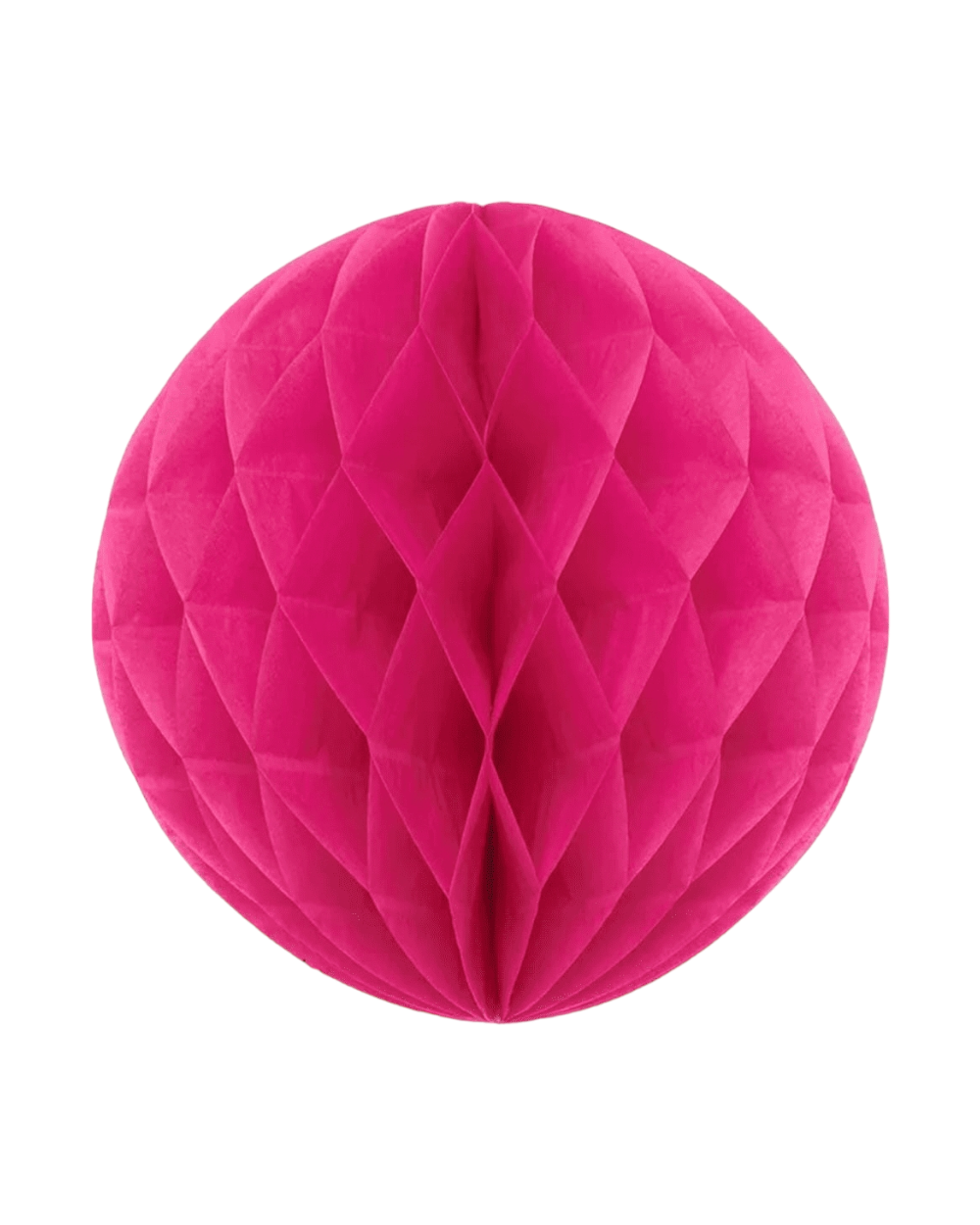 Honeycomb paper ball - Fuchsia