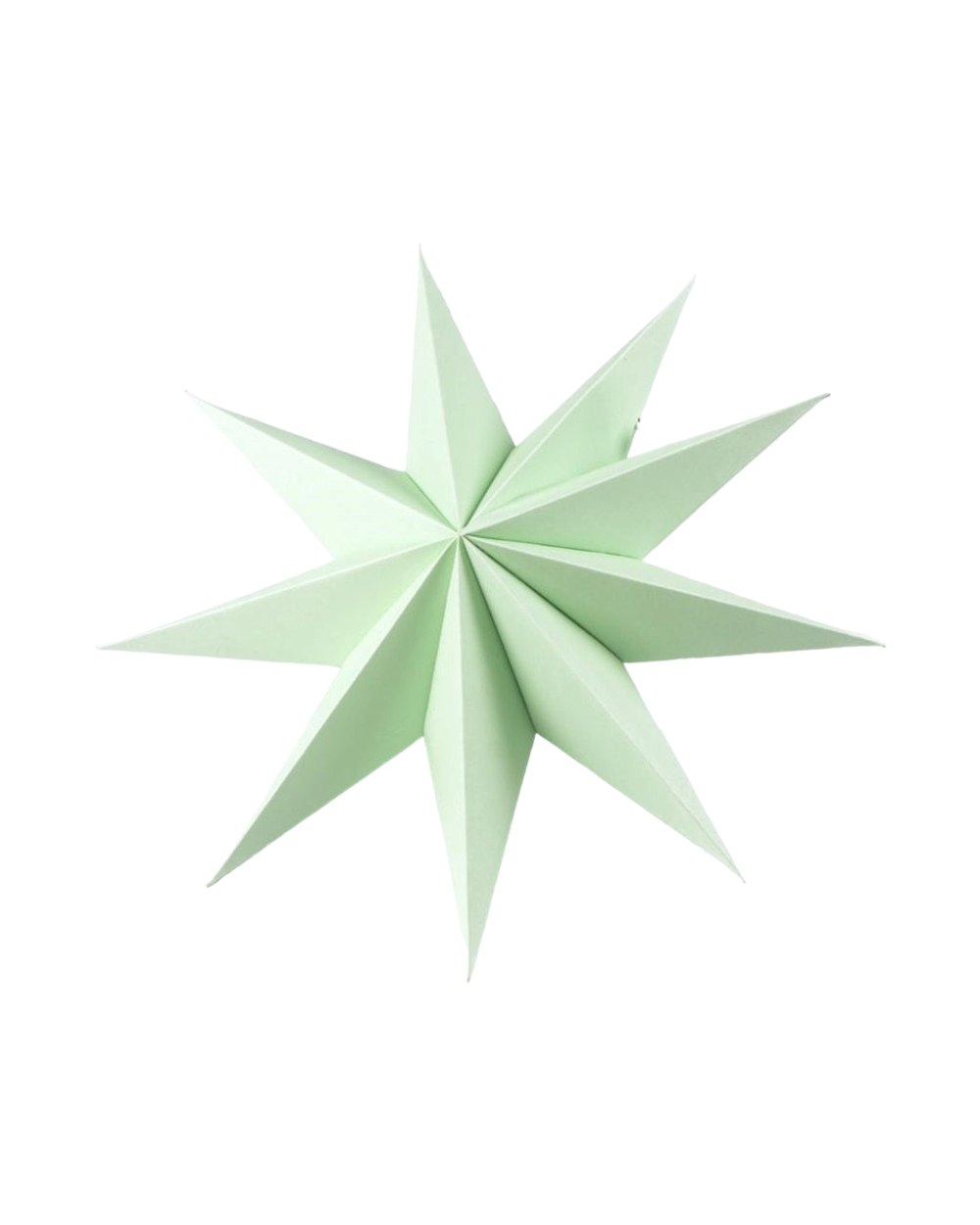 Étoile à suspendre - Vert pastel - Happy Muz Deco