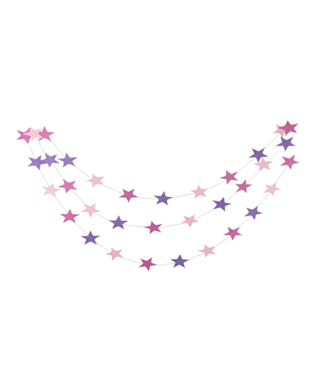 Star banner - Purple, lavender and pink