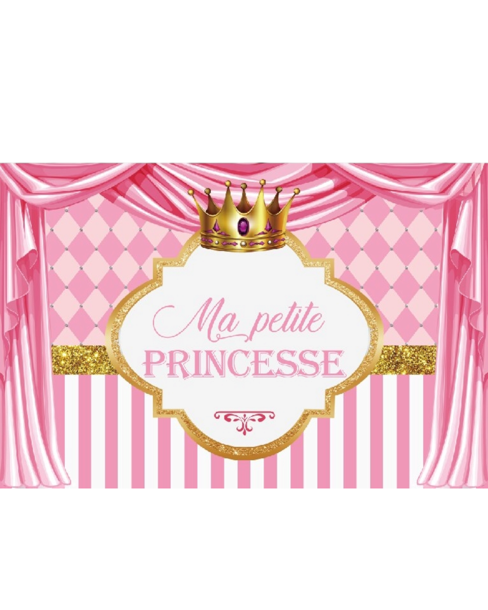 Poster Ma petite princesse - Happy Muz Deco