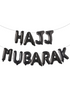 Ballons lettres Hajj Mubarak noir A