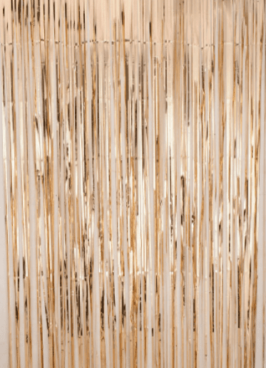Rideau a franges decoratif Champagne A