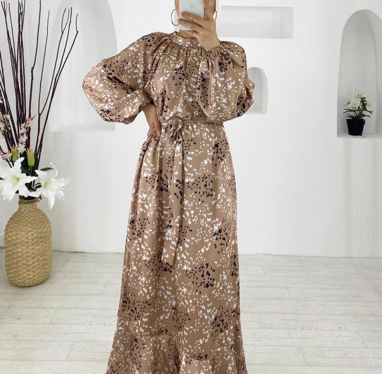 Saraya Mastour bronze dress