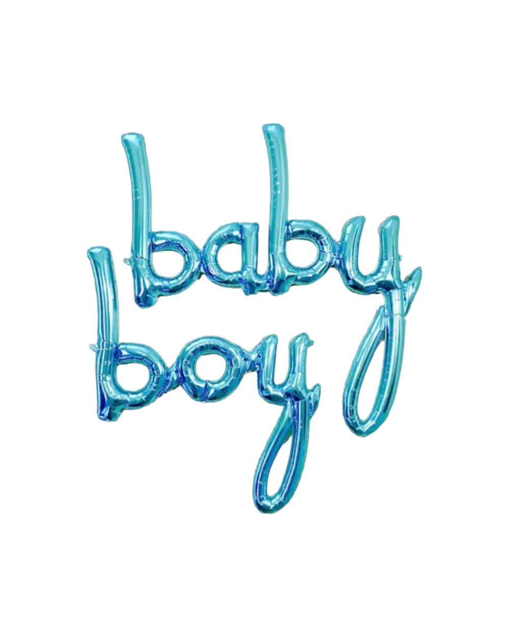 Ballons lettres Baby Boy - Bleu - Happy Muz Deco