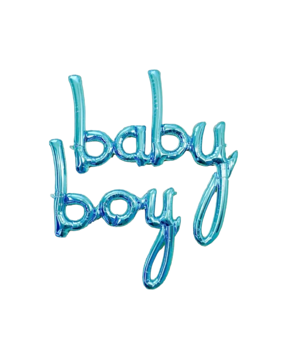 Ballons lettres Baby Boy - Bleu