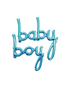 Ballons lettres Baby Boy - Bleu