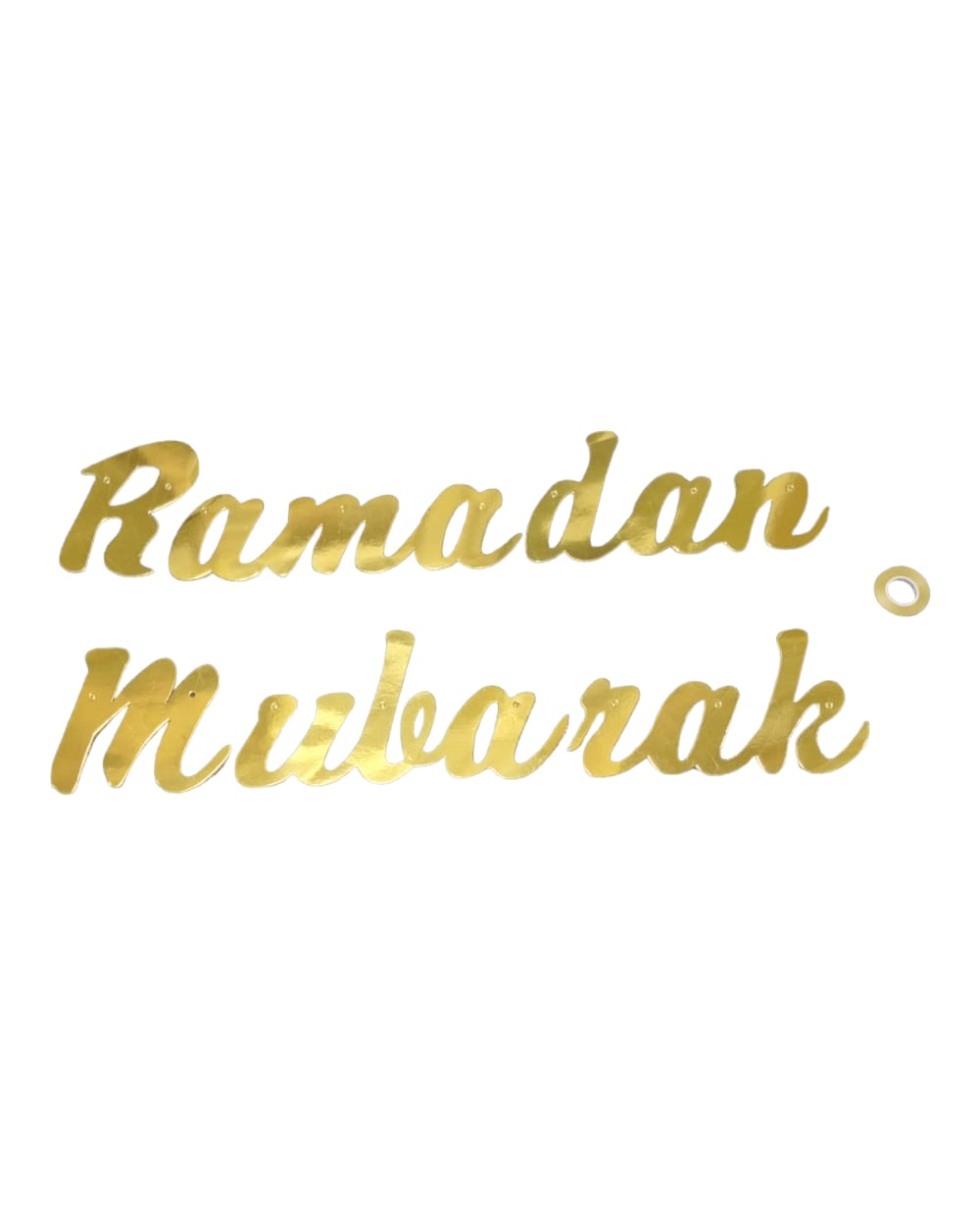 Banderole brillante Ramadan Mubarak - Doré - Happy Muz Deco