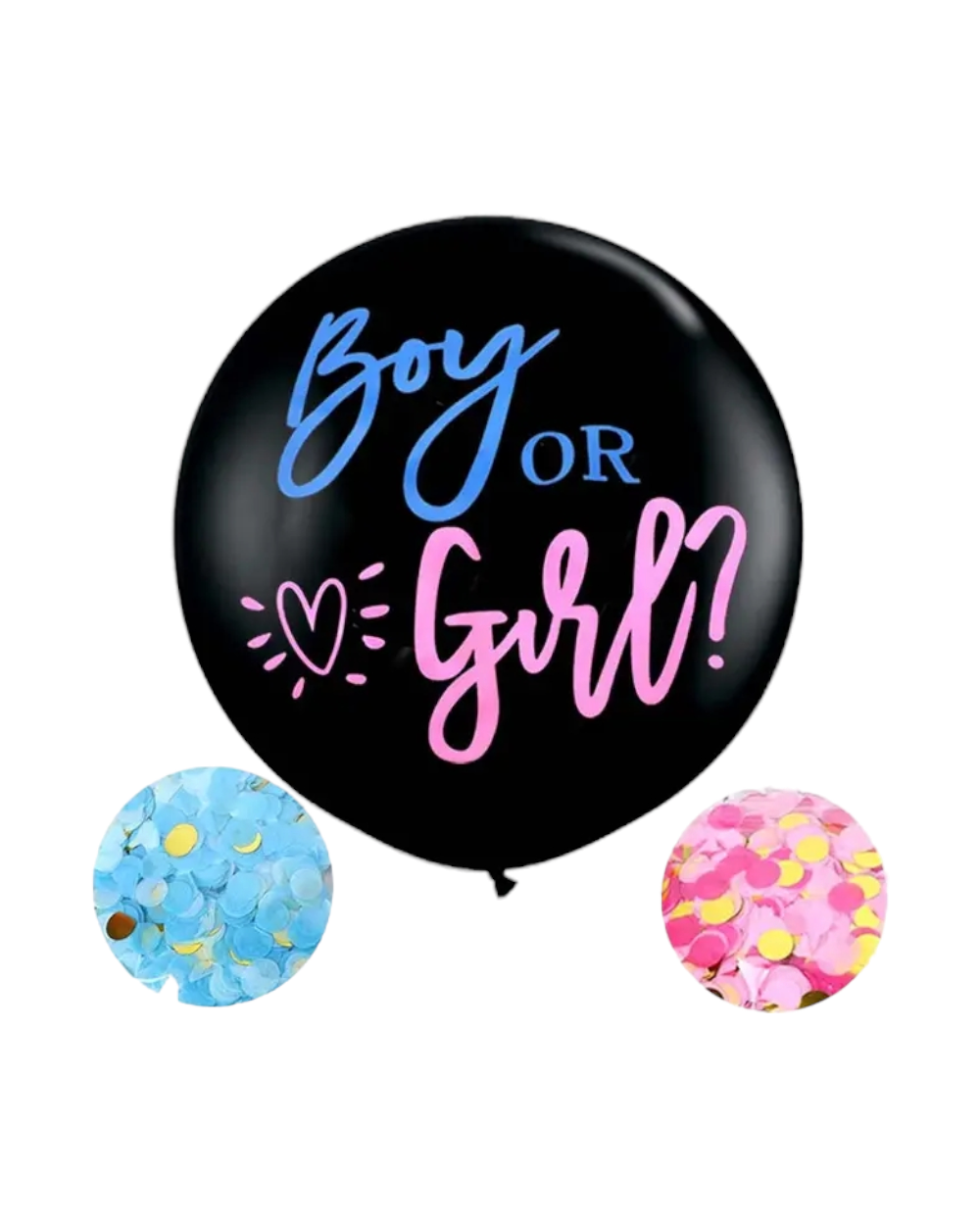 Bubble ballons Boy or Girl - Happy Muz Deco