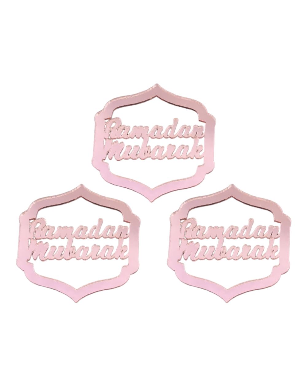 Cupcake topper Ramadan Mubarak - Rose