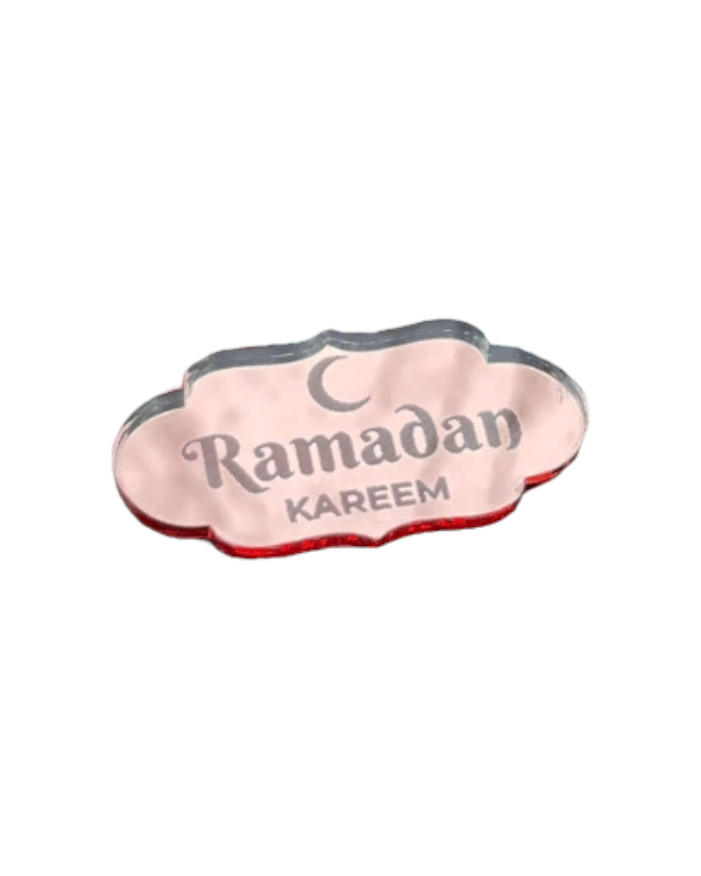 Ramadan Kareem cupcake topper - Pink