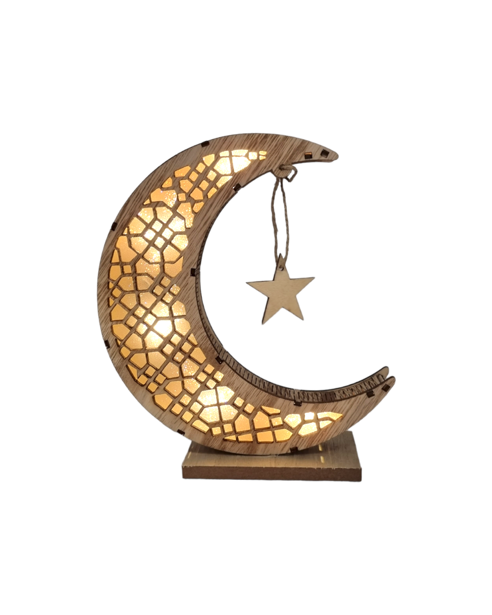 deco lumineuse croissant de lune decoration eid mubarak ramadan 2023