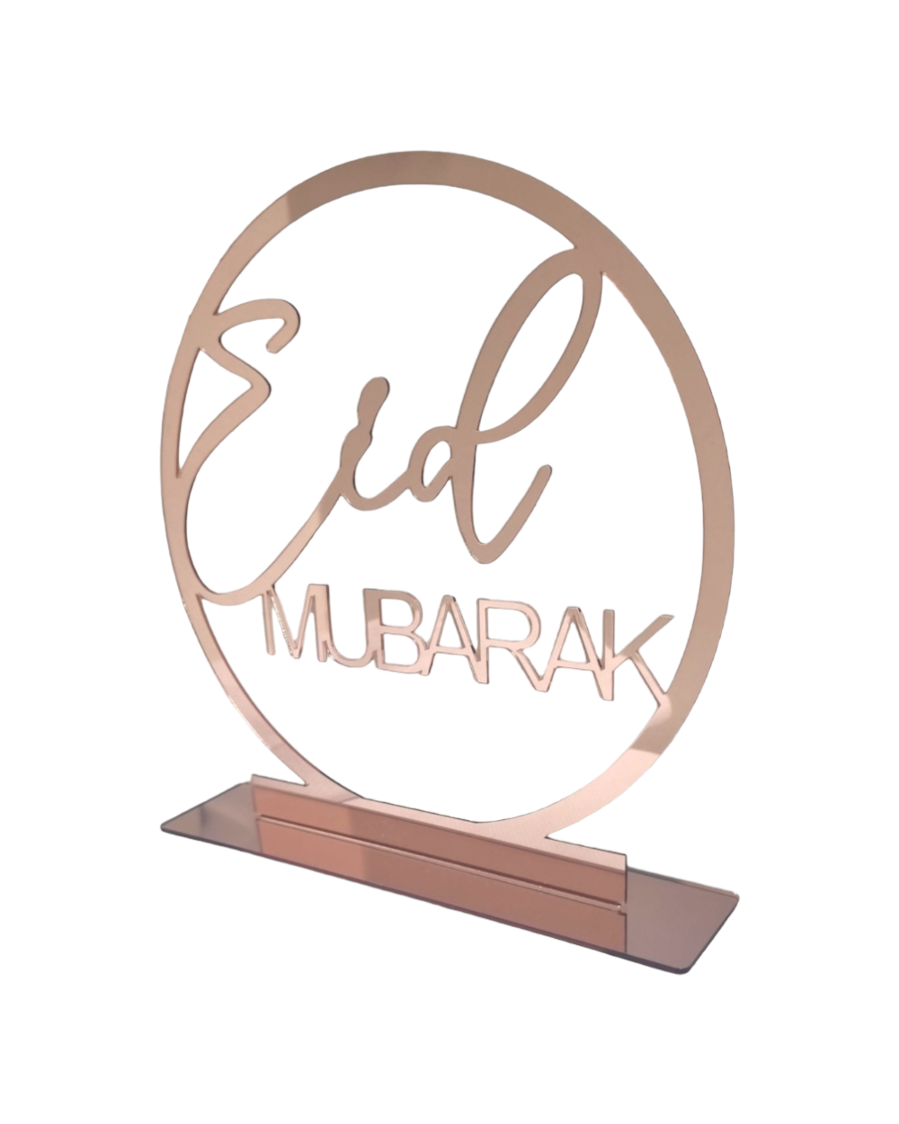 Déco en Acrylique Eid Mubarak - Rose
