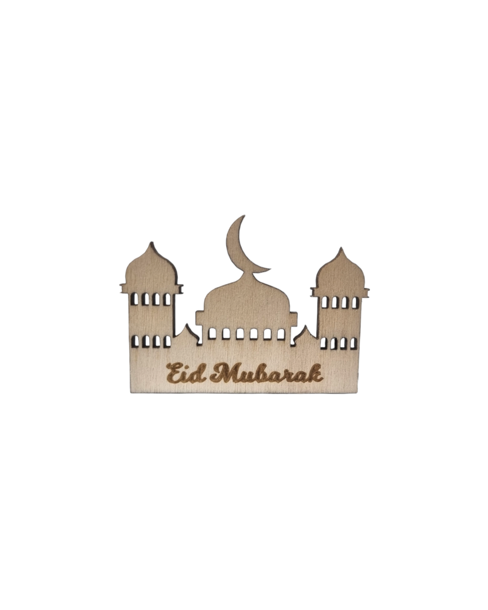 Décoration en forme de mosquée Eid Mubarak - Acrylique transparent – Happy  Muz Deco