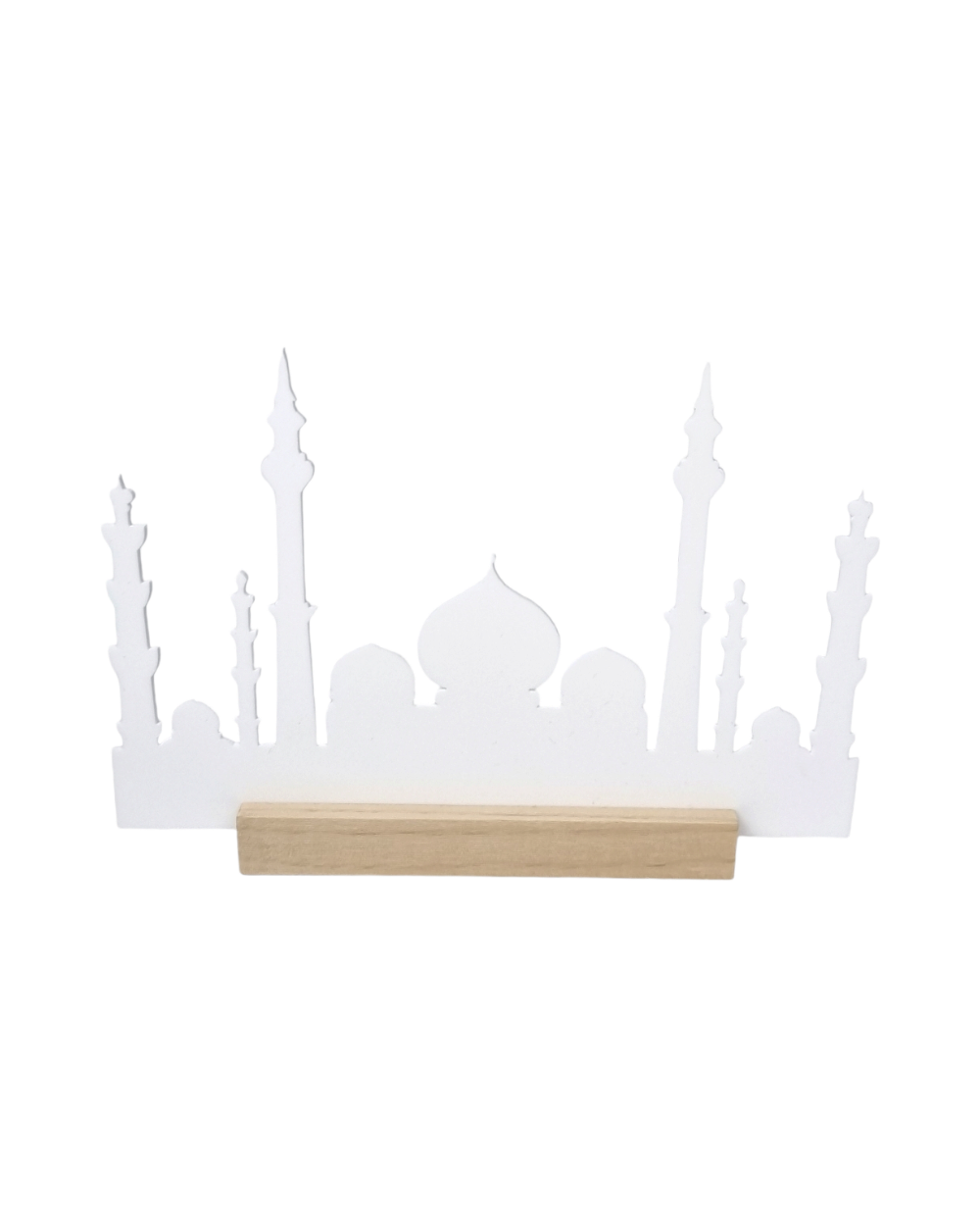 Décoration en forme de mosquée 2 - Acrylique Blanc - Happy Muz Deco
