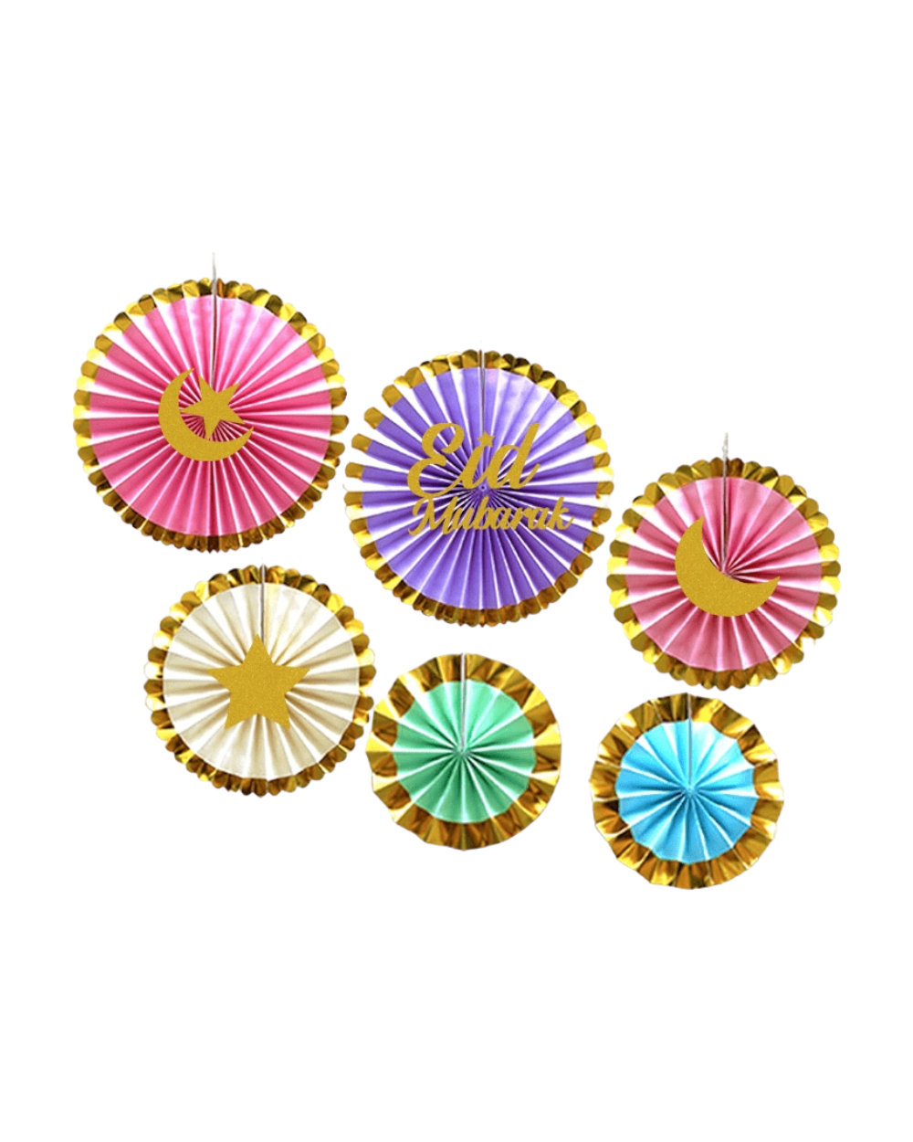 Eventails Pastel multicolors A - Happy Muz Deco